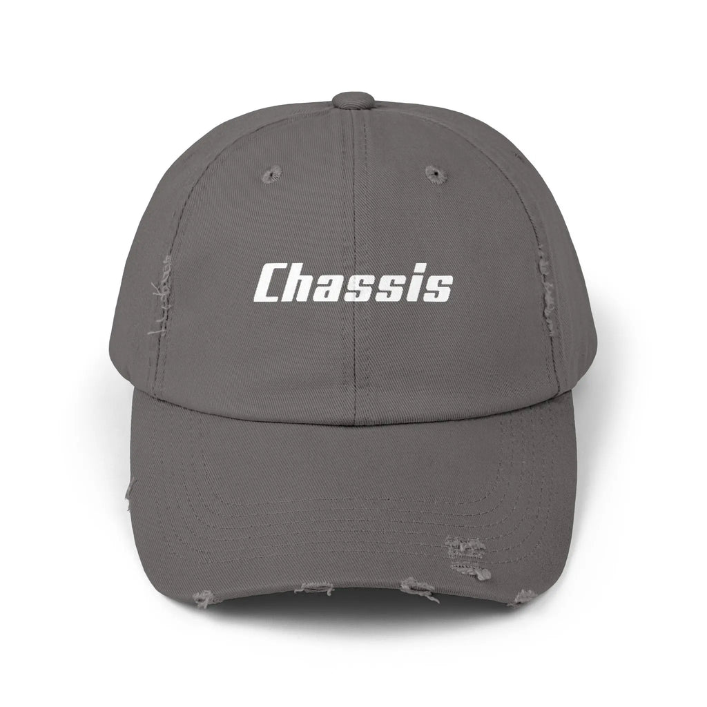Chassis Distressed Hat Printify